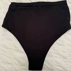 I heart raves black high waist bottom